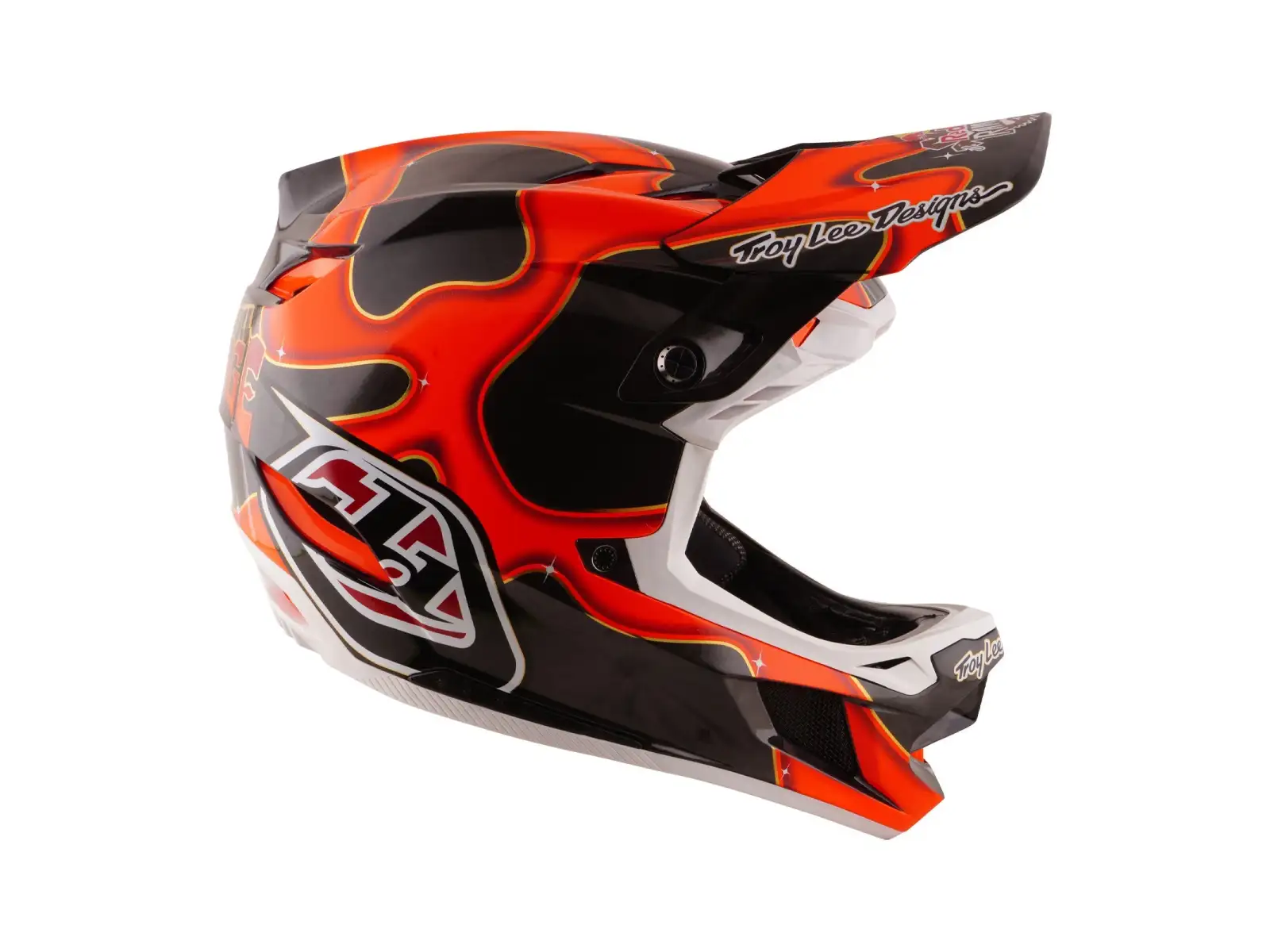 Troy Lee Designs D4 Carbon Red Bull Rampage přilba Dreamland Black