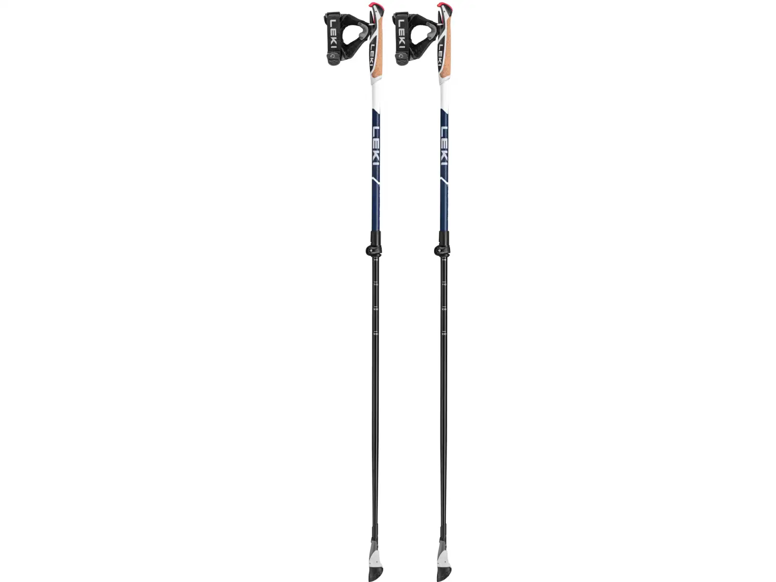 Leki Smart Supreme trekingové hole Midnightblue/White vel. 100-130 cm