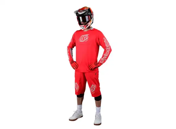 Troy Lee Designs Sprint pánské kraťasy Mono Race Red