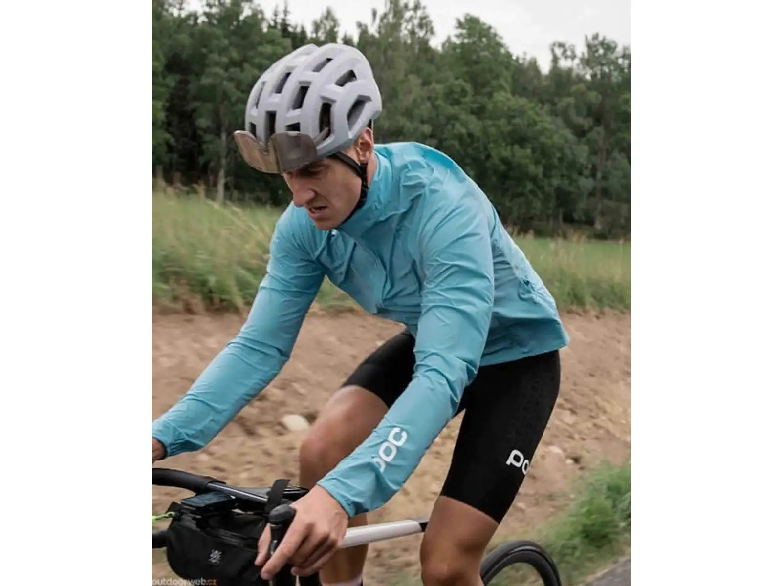 POC Pure-Lite Splash cyklistická bunda Basalt Blue