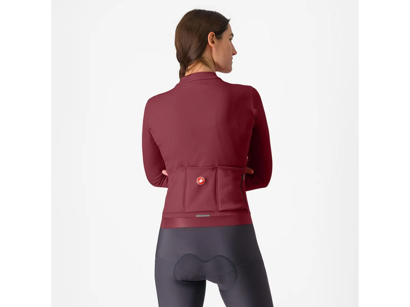 Castelli Espresso Thermal dámský dres Deep Bordeaux