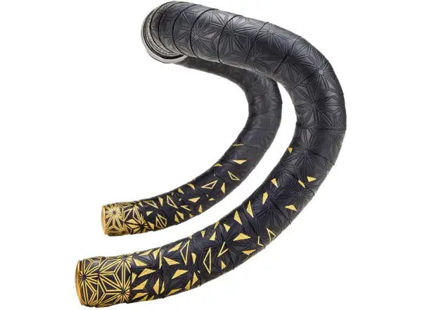 Supacaz Super Sticky Kush Star Fade omotávka Gold Print/Gold Plugs