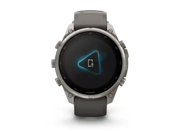 Garmin Fénix 9 Pro inReach Solar 47 mm chytré hodinky Titanium Pebble Gray/Silver Gray