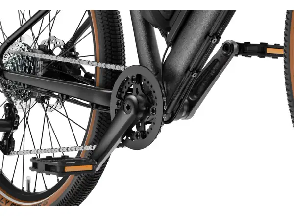Woom Explore e 5 dětské elektrokolo Graphite Grey