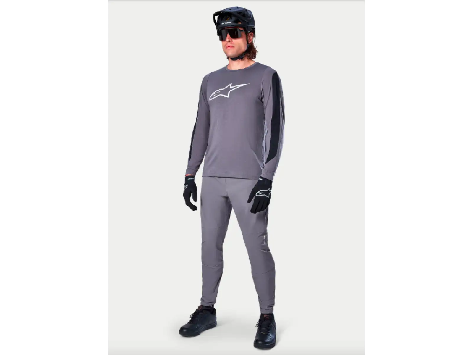 Alpinestars A-Dura Dri Astar pánský dres dlouhý rukáv Dark Grey