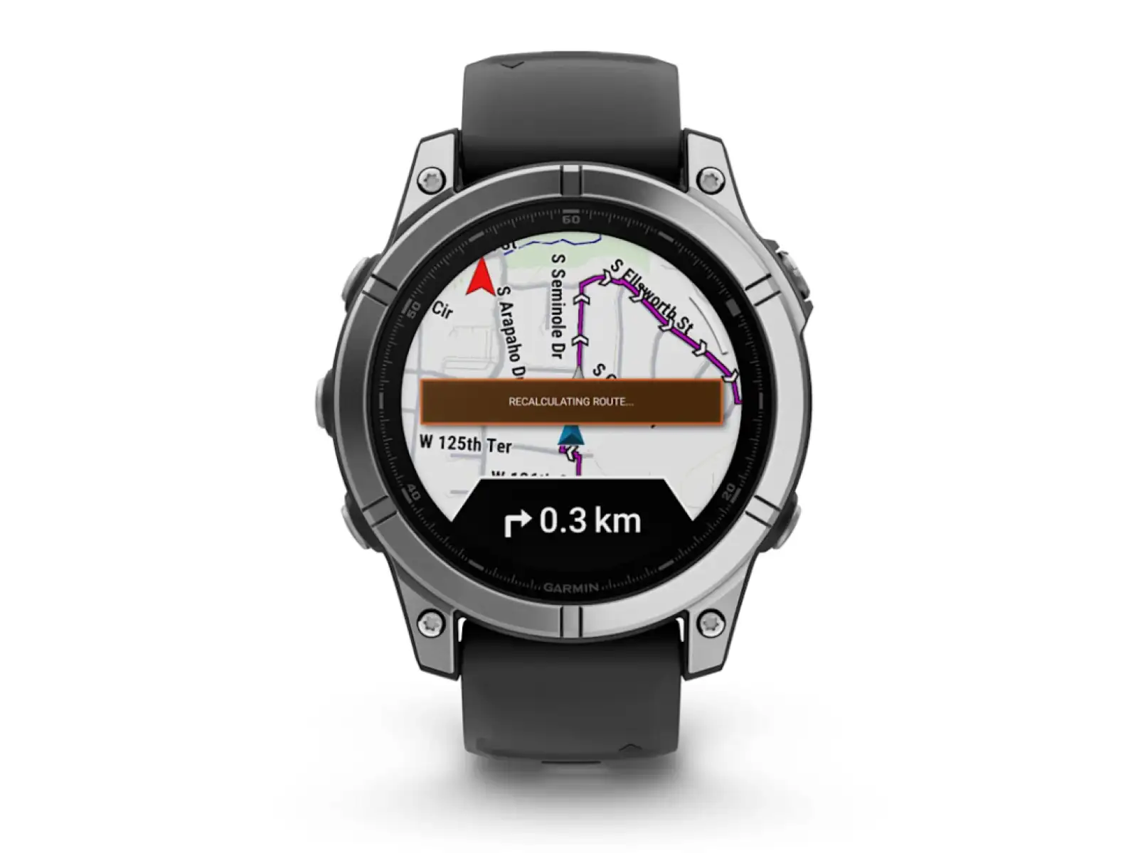 Garmin fenix E - 47 mm AMOLED chytré hodinky Slate Grey Steel