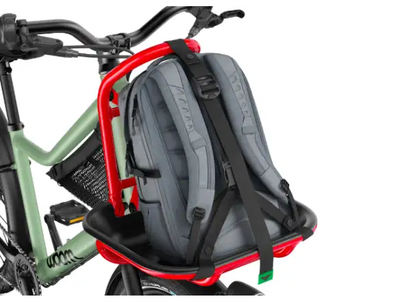 Woom 4 NOW dětské kolo 16" Moss Green/Formular Red