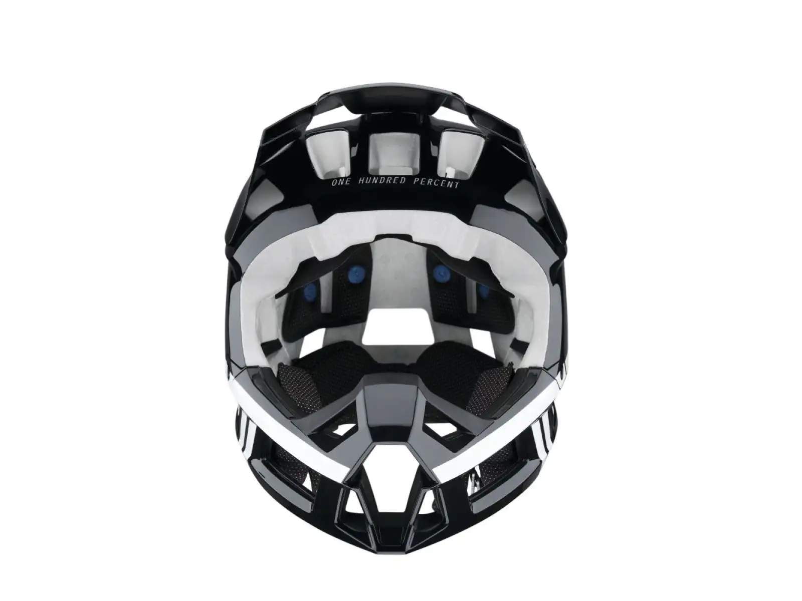 100% Trajecta w/Fidlock přilba Black/White