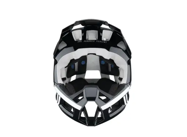 100% Trajecta w/Fidlock přilba Black/White