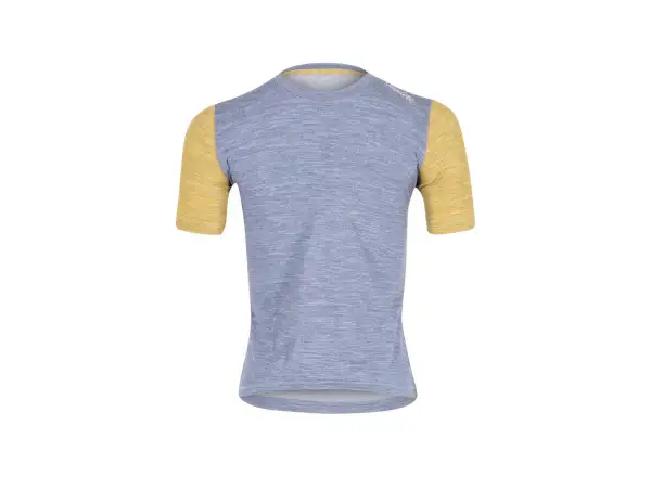 Isadore Kids Merino dětské triko krátký rukáv Blue Sky