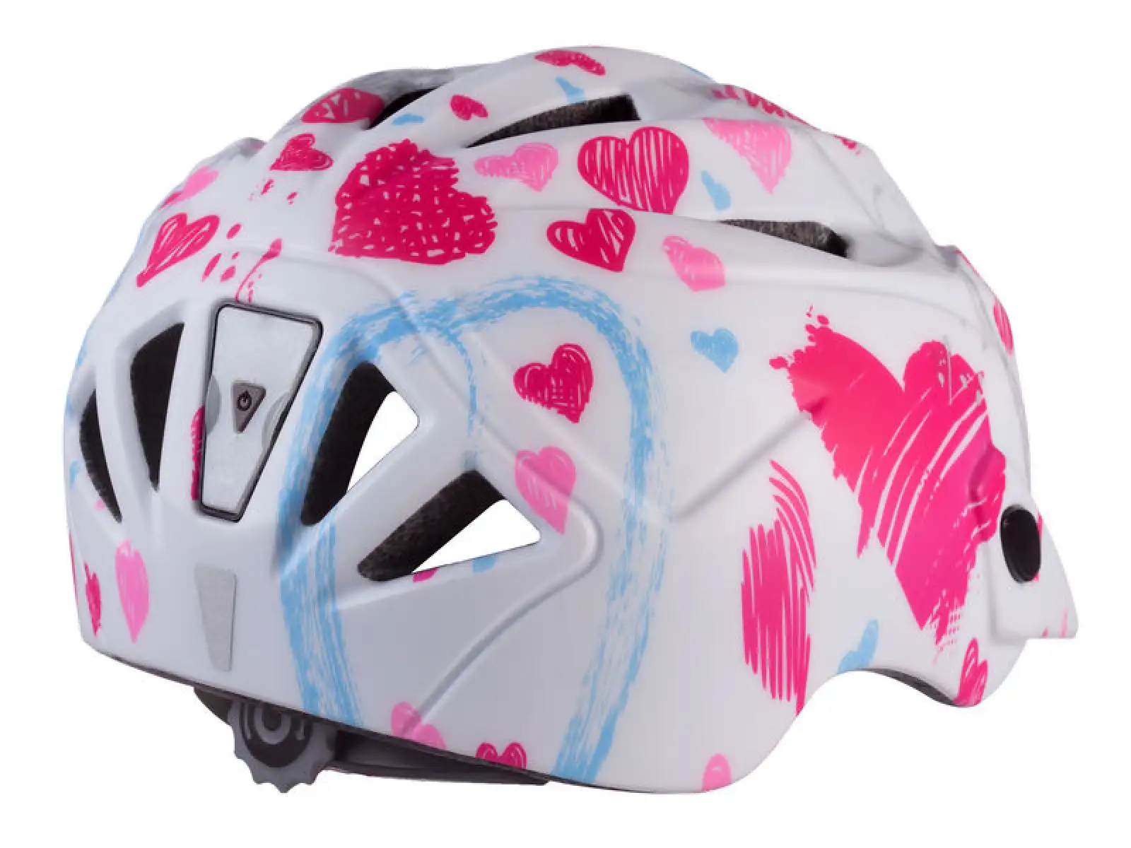 Etape Pluto Light dětská cyklistická přilba bílá/růžová matná