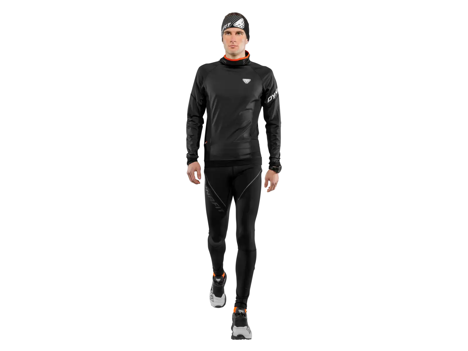 Dynafit Winter Running  Tights pánské běžecké legíny Black Out
