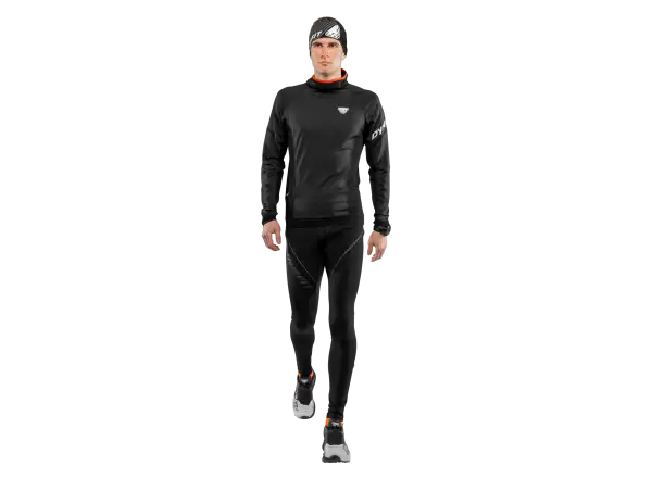 Dynafit Winter Running  Tights pánské běžecké legíny Black Out