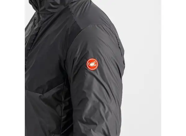 Castelli Riscalda Puffy pánská bunda dark gray/eletric lime