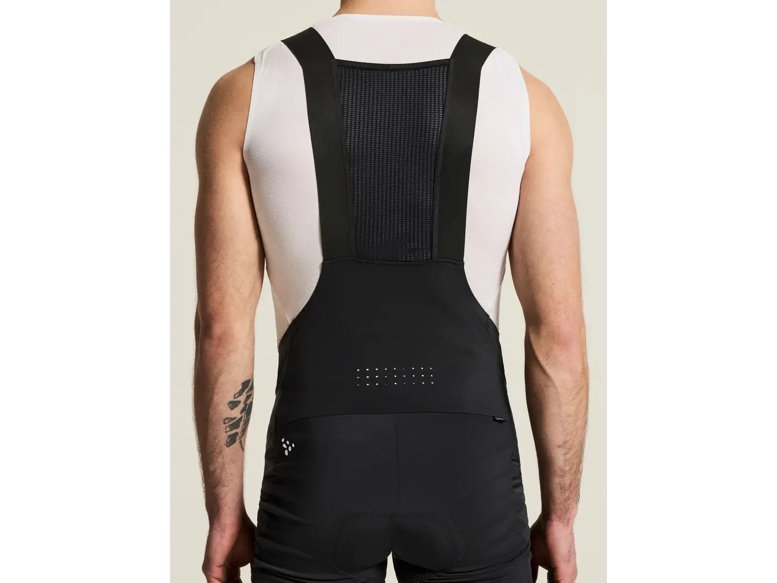 Craft Bike SubZ Wind Bib C3 pánské kalhoty s laclem a vložkou černá