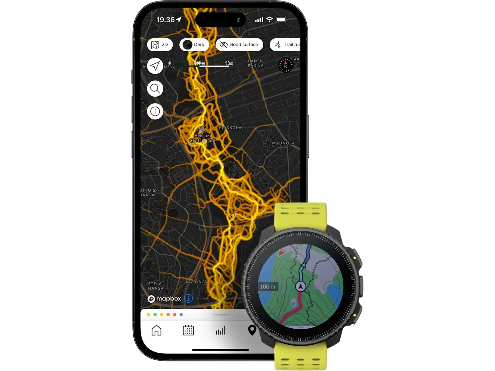 Suunto Vertical chytré hodinky Black Lime