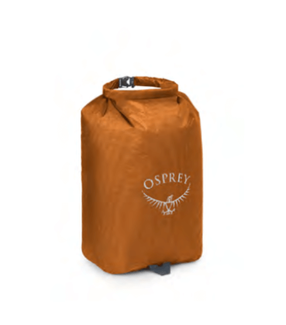 Osprey Ultralight DrySack 12L - Waterproof Roll-Top Bag For Backpack Organization, Mars Orange