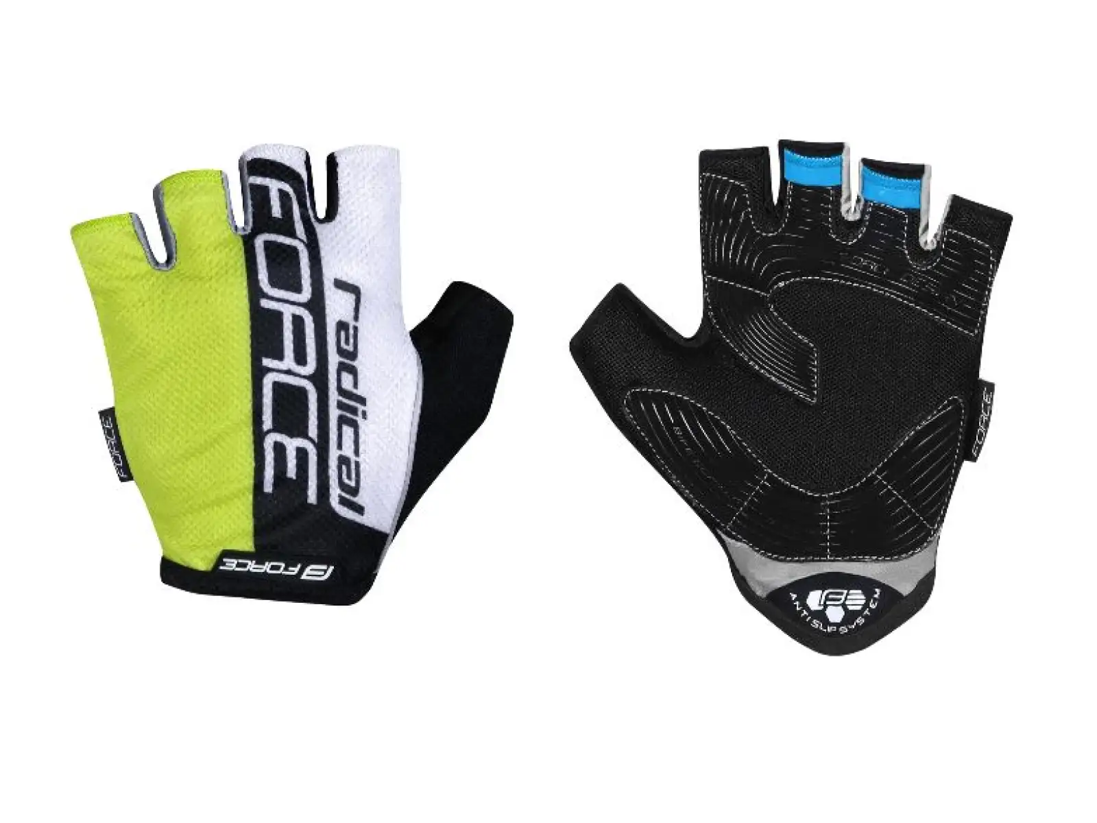 Force Radical rukavice fluo/bílá/černá