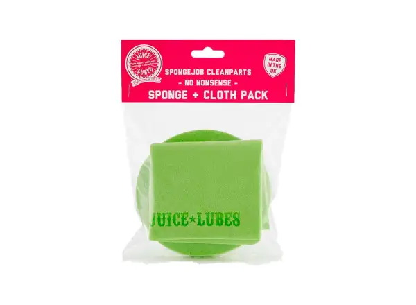 Juice Lubes SpongeJob čistící houbička a hadřík