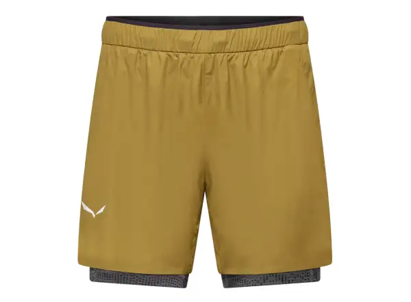 Salewa Pedroc Durastretch 2v1 pánské kraťasy Olive Oil