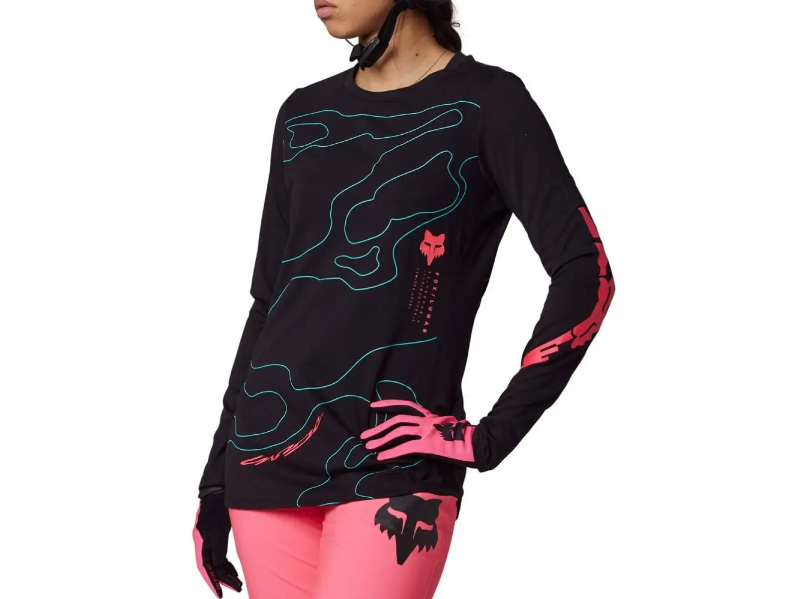 Fox W Ranger Mid Ls Lunar dámský dres dlouhý rukáv Black