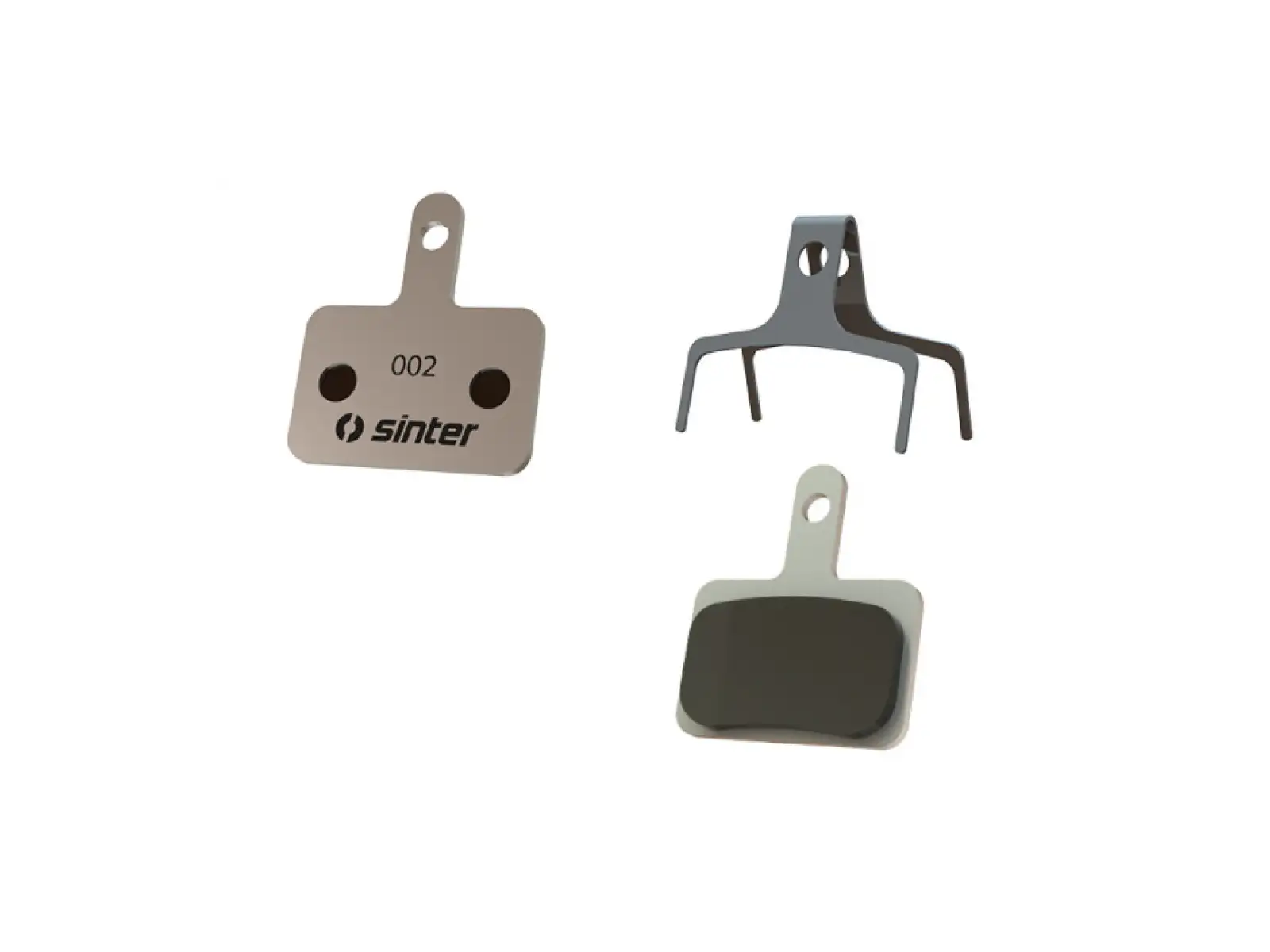 Sinter Shimano D Type brzdové destičky polymer červená