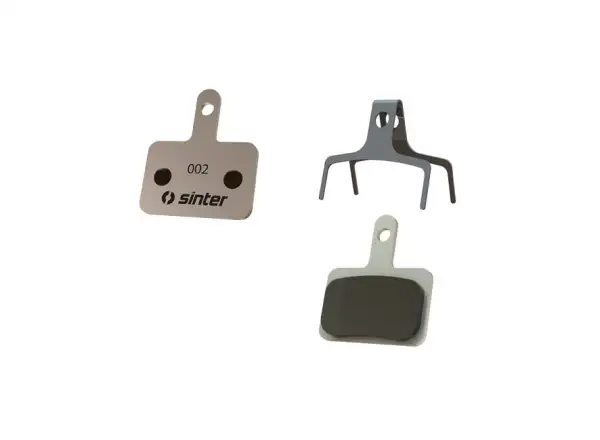 Sinter Shimano D Type brzdové destičky polymer červená