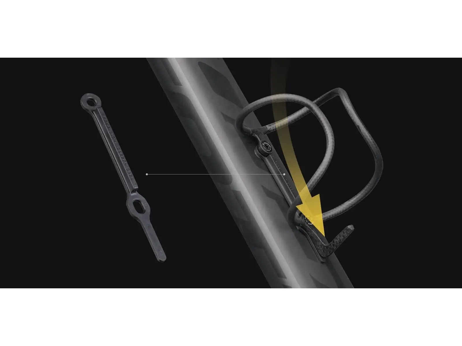 Topeak Feza Cage Tubular Carbon košík na lahev R10 Black