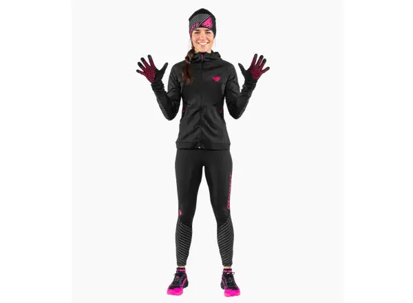 Dynafit Reflective dámské legíny Black Out/Pink Glo