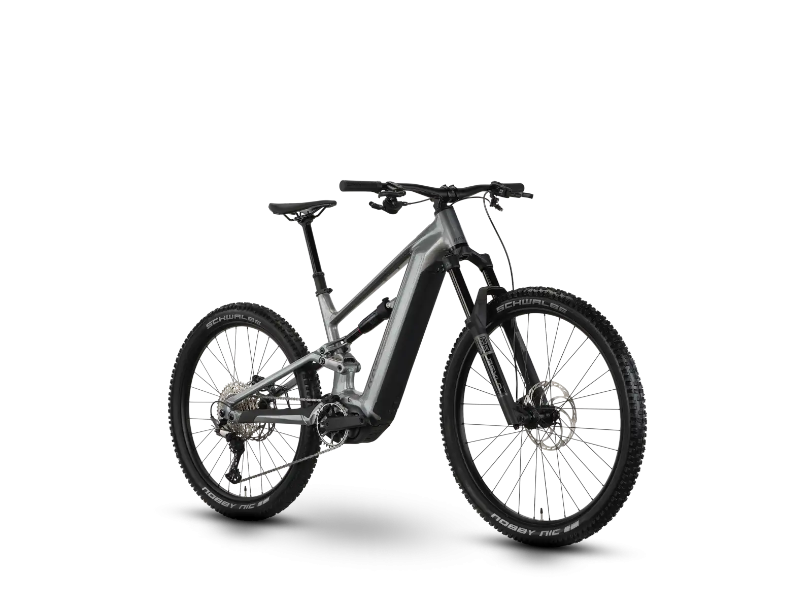 Raymon Ravor Comp darksilver marble celoodpružené elektrokolo