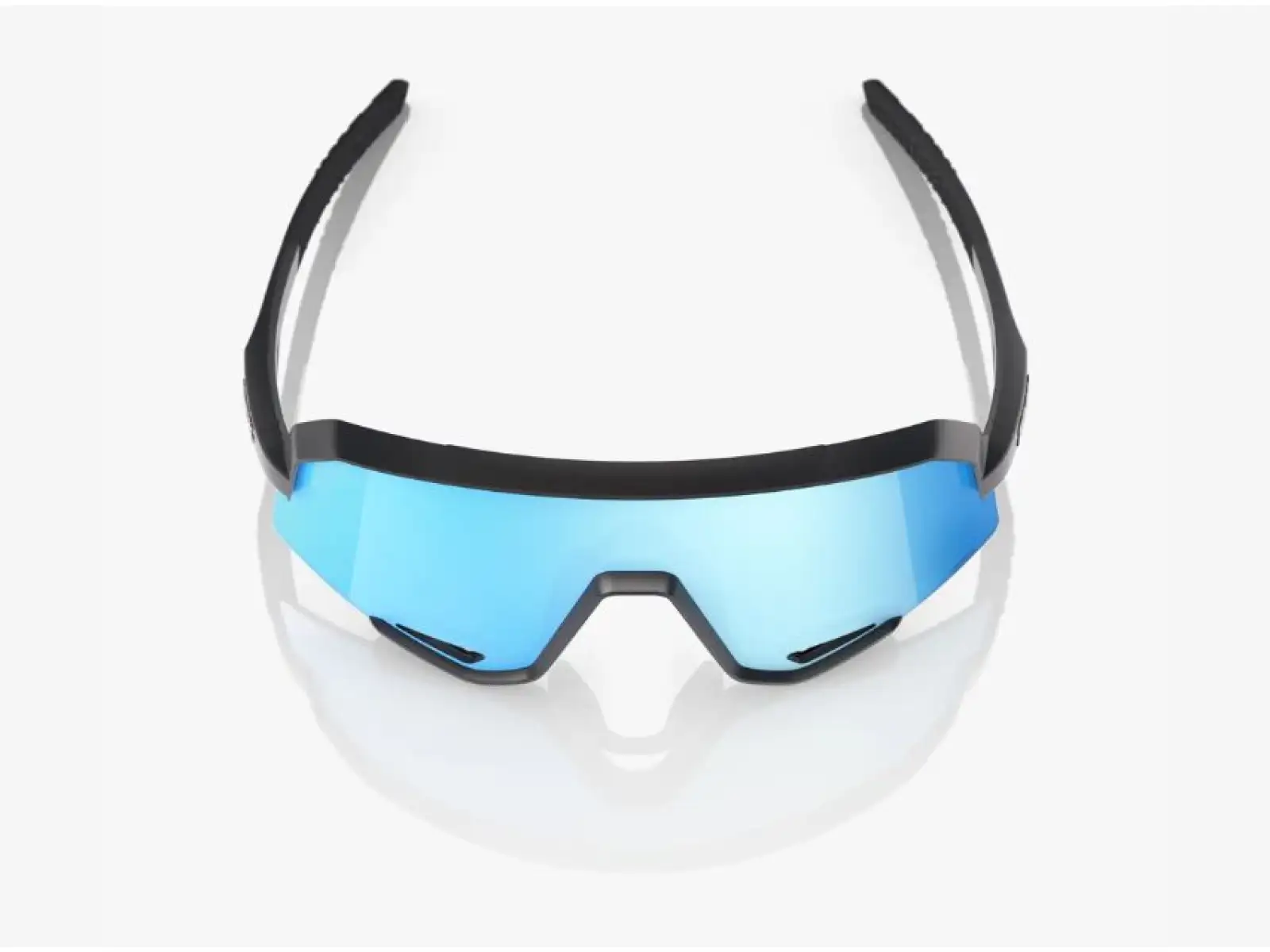 100% Slendale brýle Matte Black/HiPER Blue Multilayer Mirror