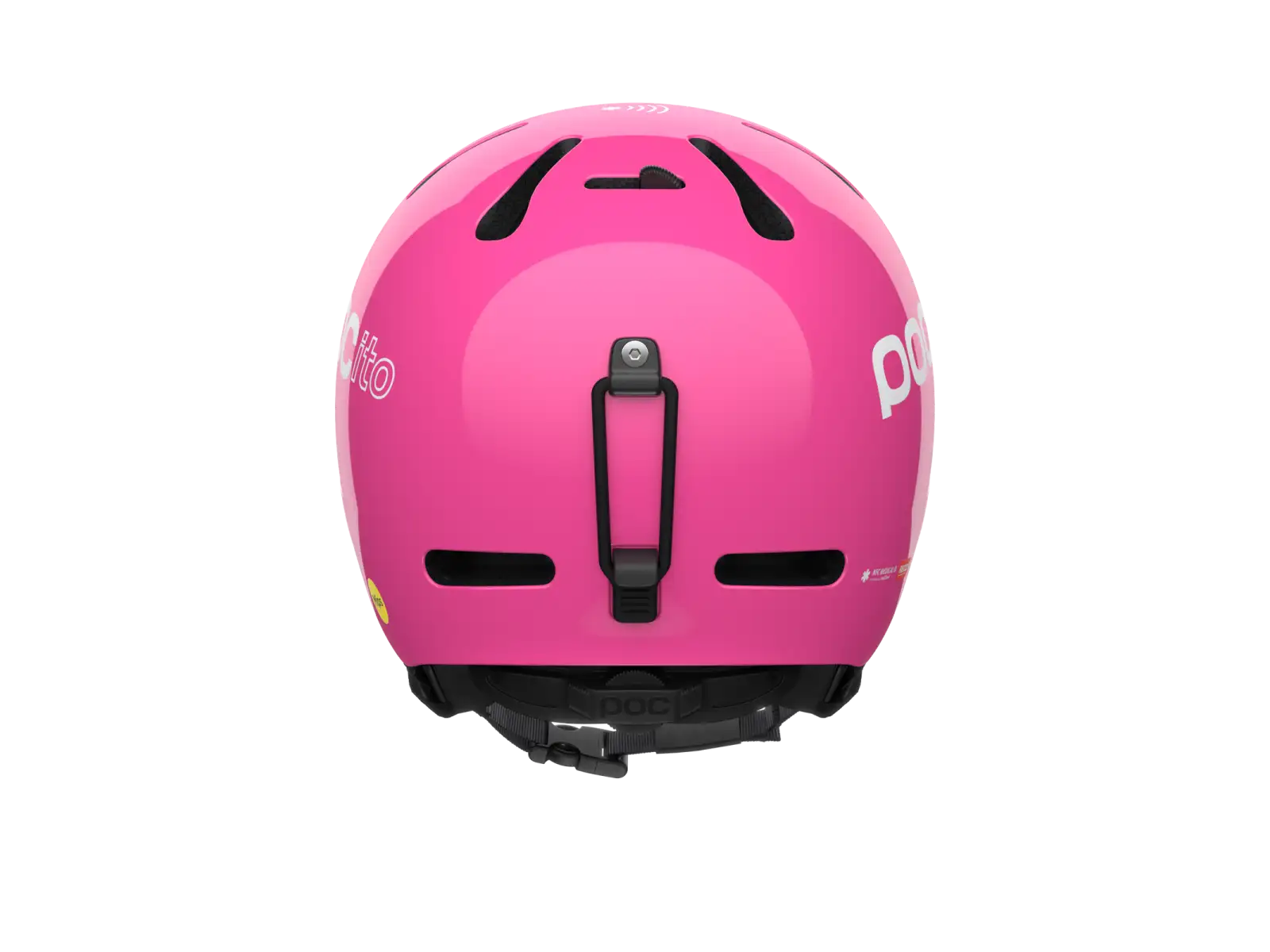 POC POCito Fornix MIPS dětská lyžařská helma Fluorescent Pink