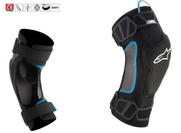 Alpinestars E-ride chrániče kolen černá
