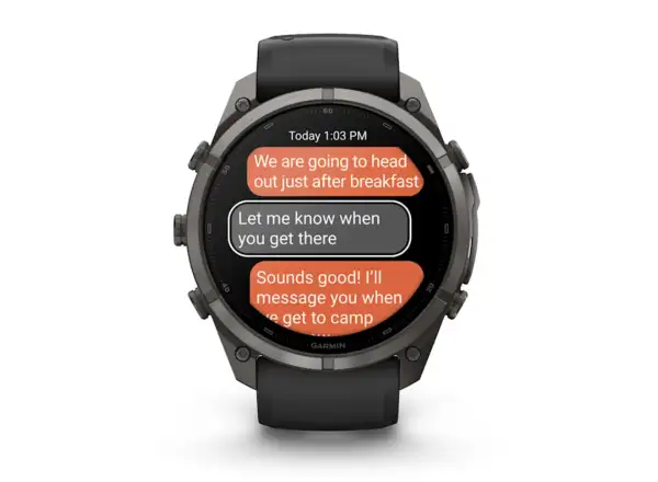 Garmin Fénix 9 Pro inReach 51 mm chytré hodinky Carbon gray DLC Titanium Black/Pebble gray