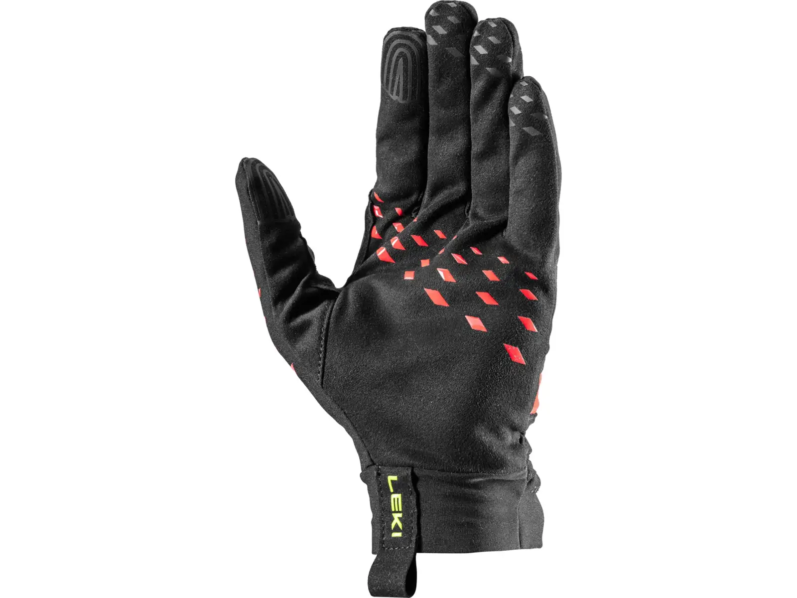 Leki Ultra Trail Storm rukavice Black/Red/Neon Yellow