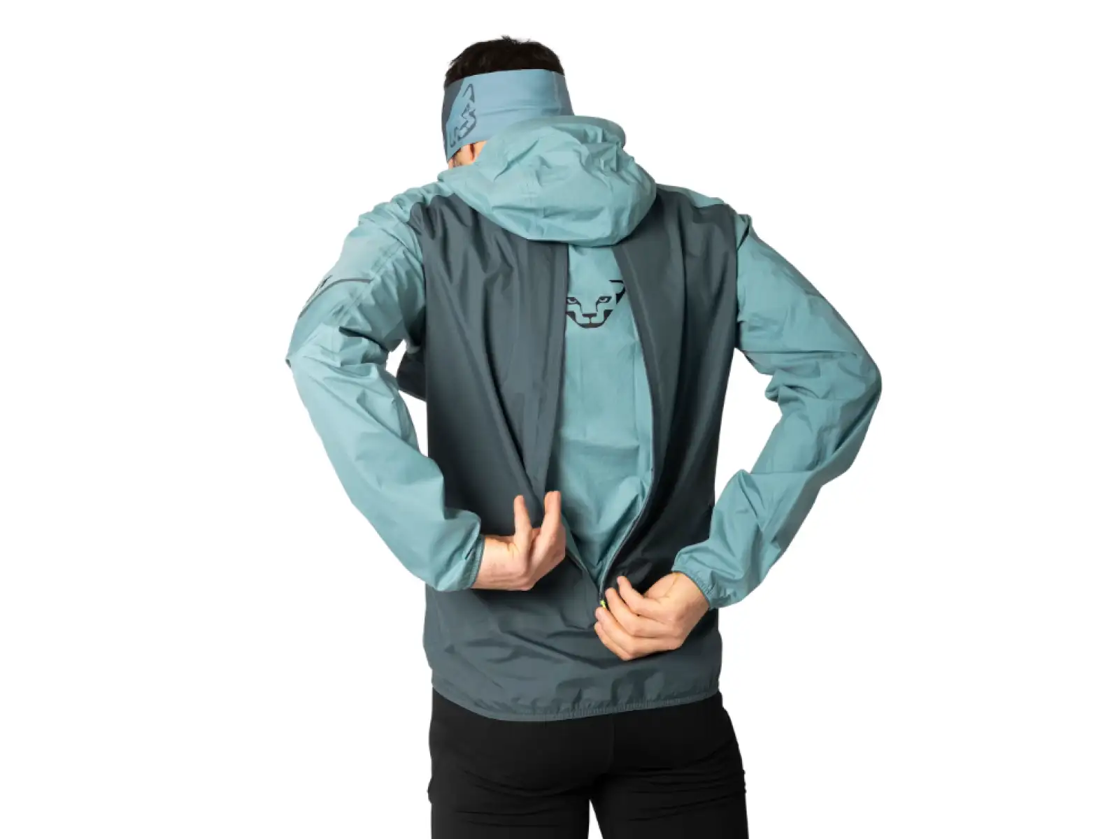 Dynafit Alpine 3 L pánská běžecká bunda Smoke Blue