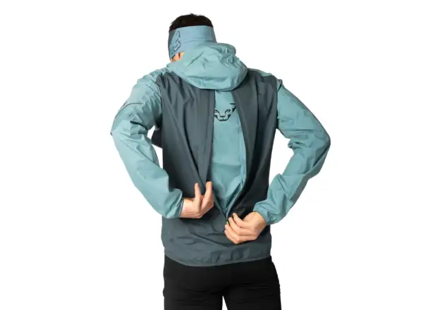 Dynafit Alpine 3 L pánská běžecká bunda Smoke Blue