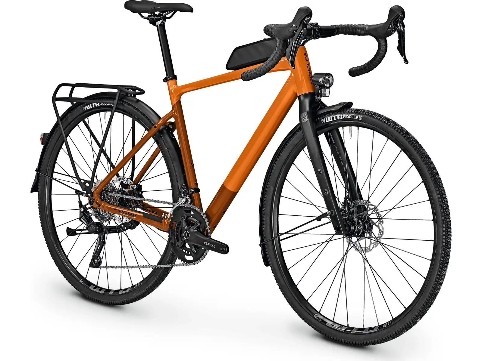 Focus Atlas 6.7 EQP DI gravel kolo Rustorange Glossy/Rustbrown Glossy