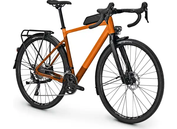 Focus Atlas 6.7 EQP DI gravel kolo Rustorange Glossy/Rustbrown Glossy