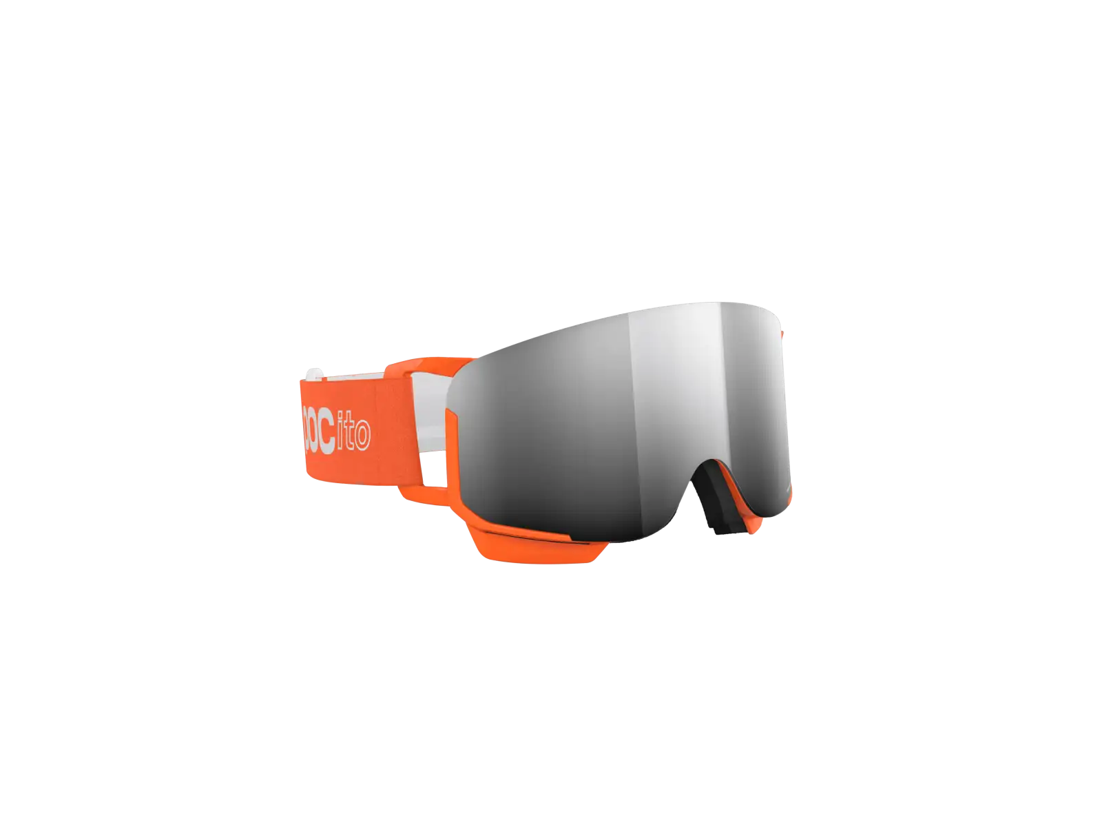 POC POCito Nexal dětské lyžařské brýle Fluorescent Orange/Partly Sunny Silver