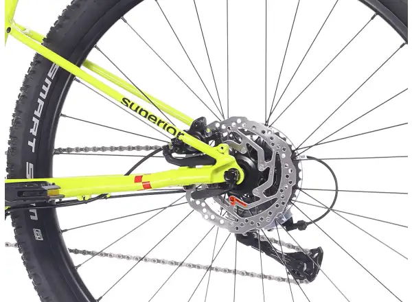 Superior RACER 27 dětské kolo Matte Radioactive Yellow