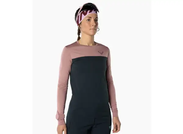 Dynafit Traverse S-Tech dámské triko dlouhý rukáv Blueberry/Mokarosa