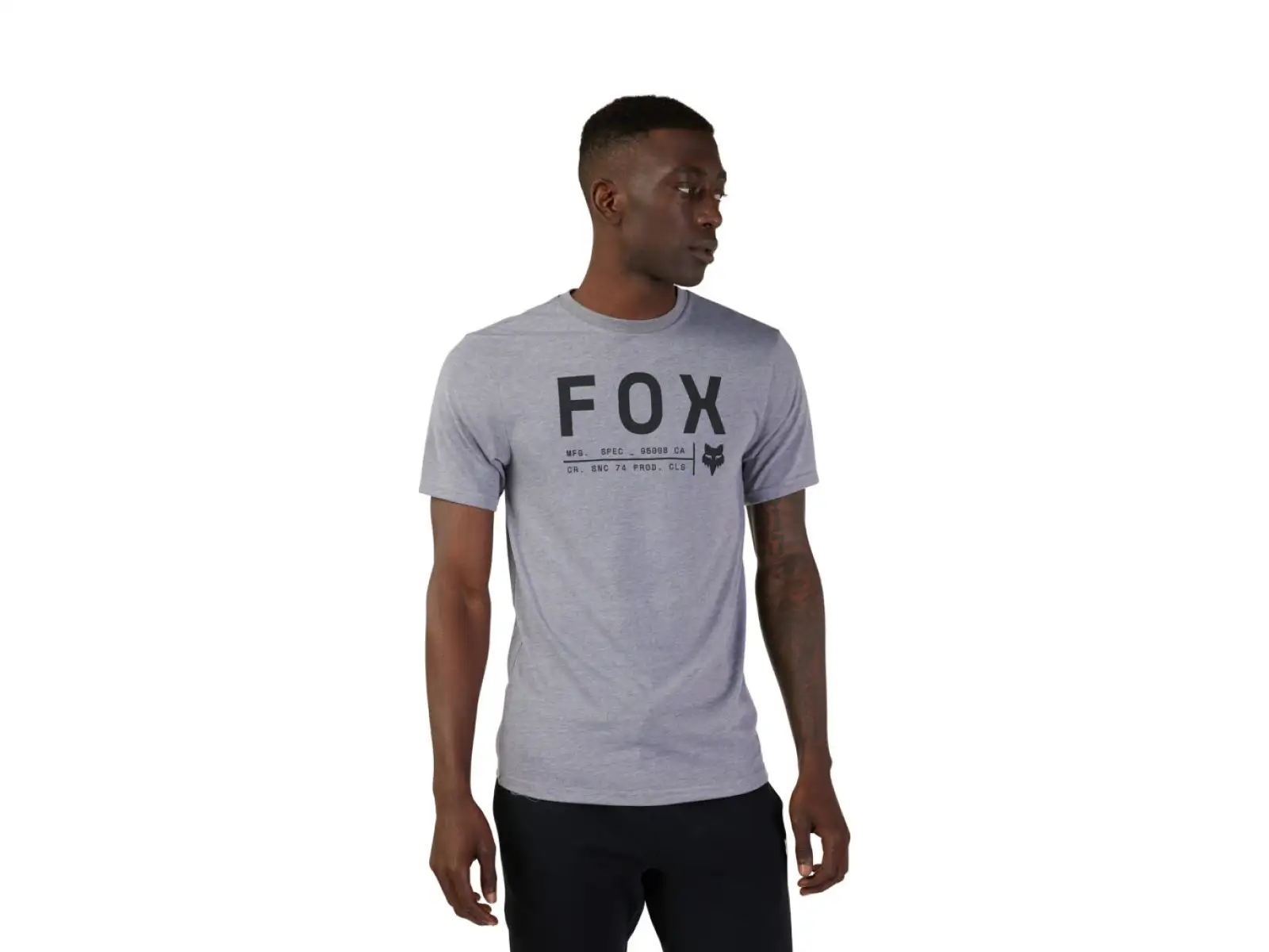 Fox Non Stop pánské triko krátký rukáv Heather Graphite