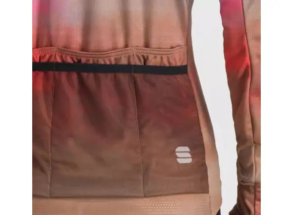 Sportful Flow Supergiara Thermal dámský dres dlouhý rukáv Cayenna Red/Pink