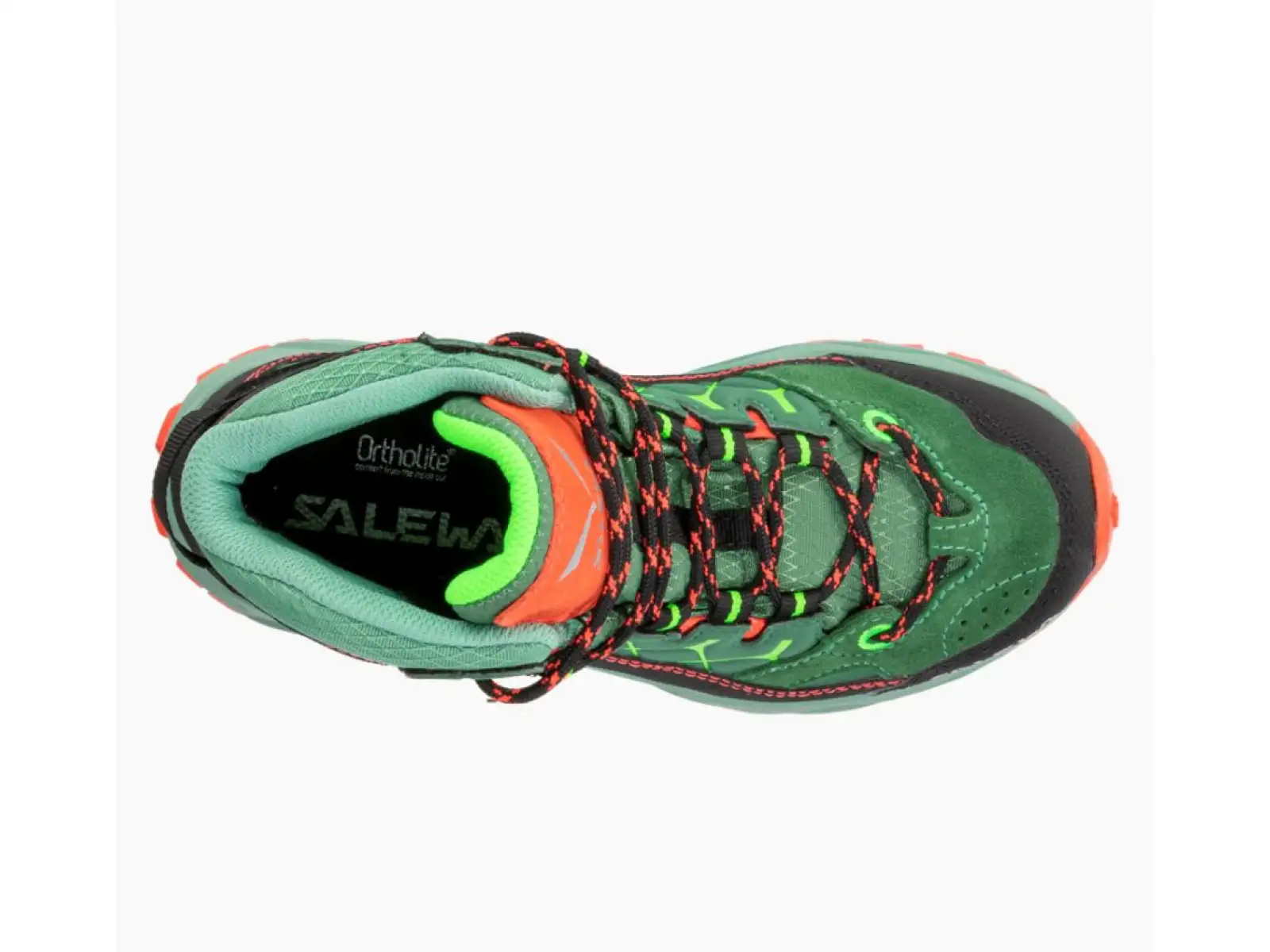 Salewa Alp Trainer Mid GTX dětské outdoorové boty Myrtle Tender Shot