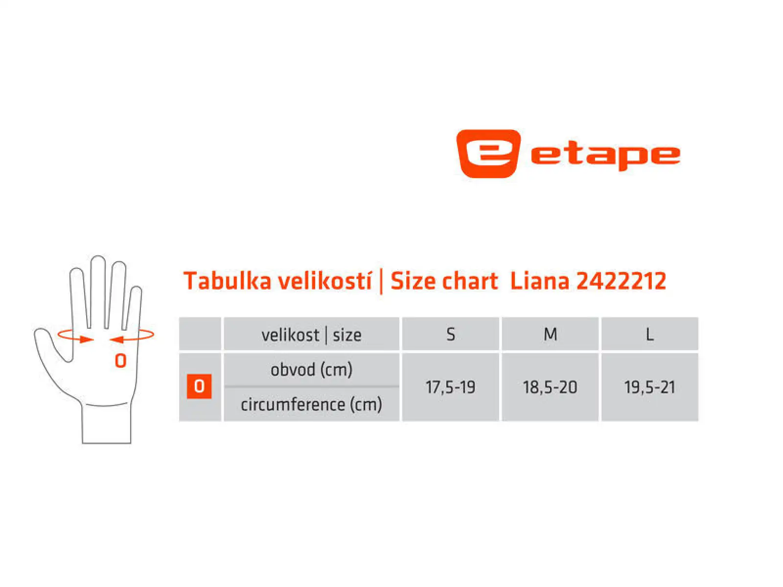 Etape Liana dámské rukavice bílá/růžová