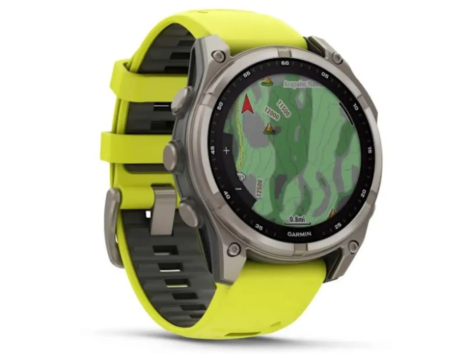 Garmin fenix 8 - 51 mm Solar Sapphire chytré hodinky Titanium Yellow/Graphite
