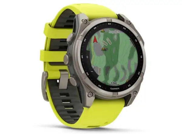 Garmin fenix 8 - 51 mm Solar Sapphire chytré hodinky Titanium Yellow/Graphite