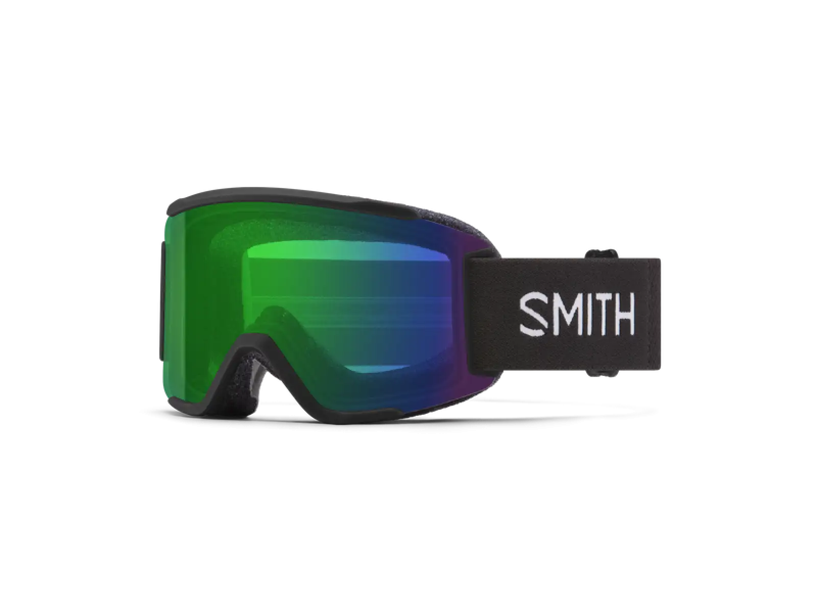 Smith Squad S lyžařské brýle Black / ChromaPop Everyday Green Mirror + Clear