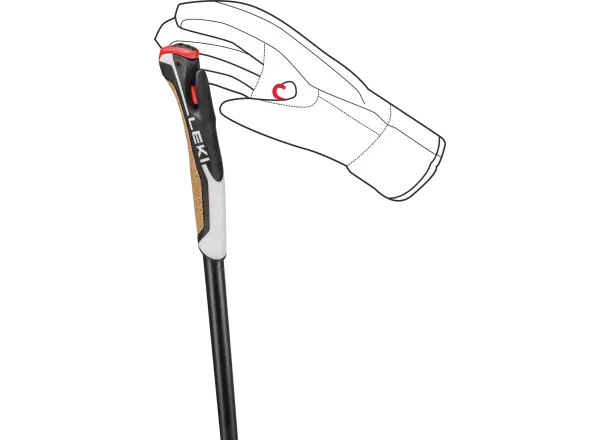 Leki PRC 750 běžecké hole Black-white-dark Anthracite